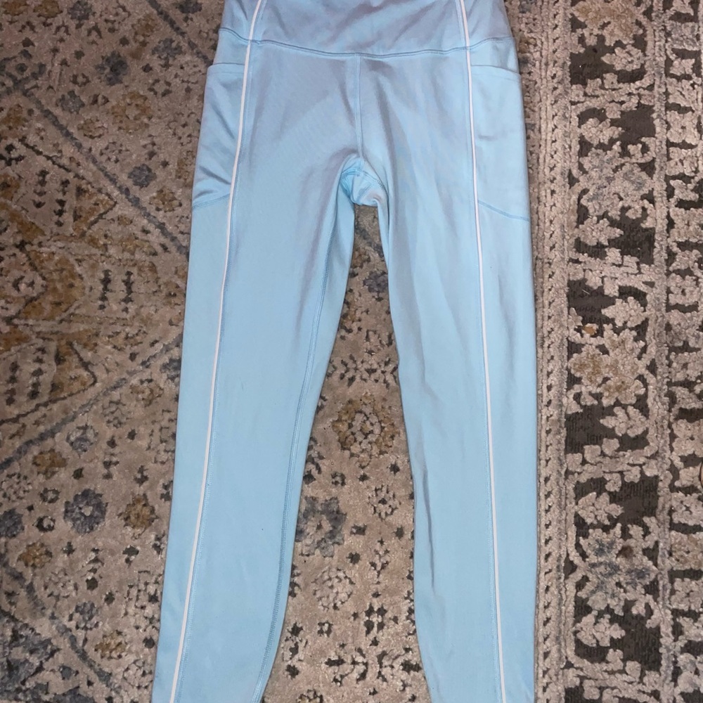 Victoria's Secret Blue Leggings Smooth Fit